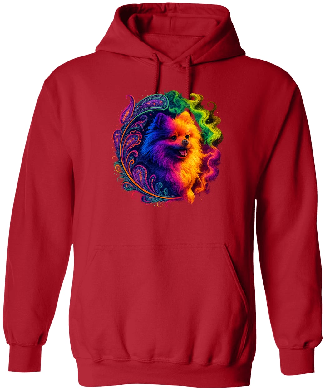 G185 Gildan Pullover Hoodie - Red