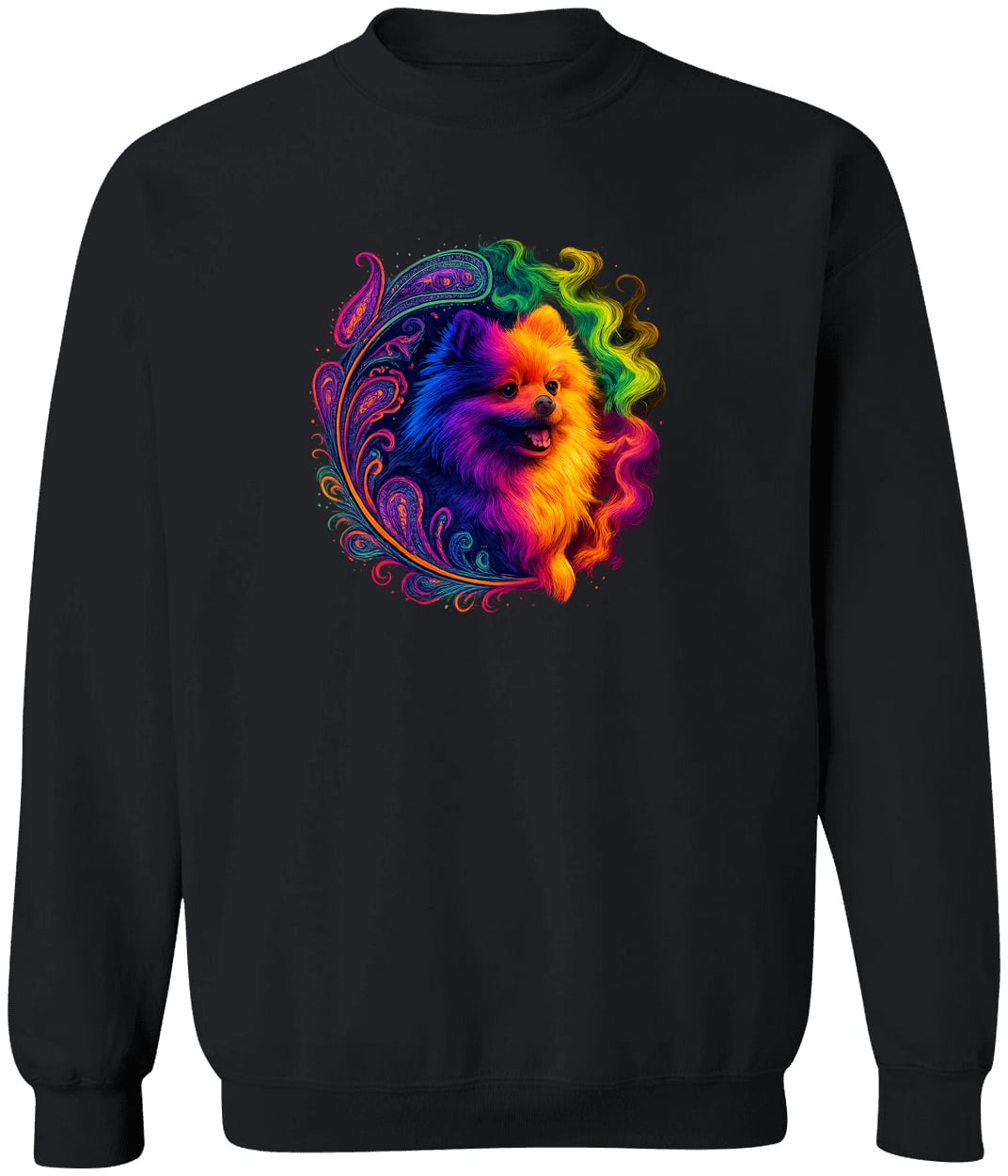G180 Gildan Crewneck Pullover Sweatshirt - Black