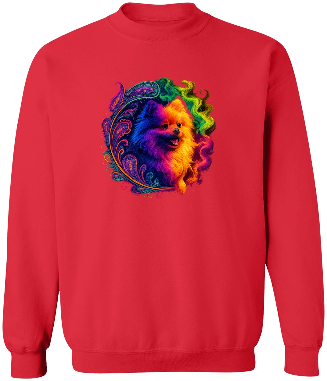G180 Gildan Crewneck Pullover Sweatshirt - Red