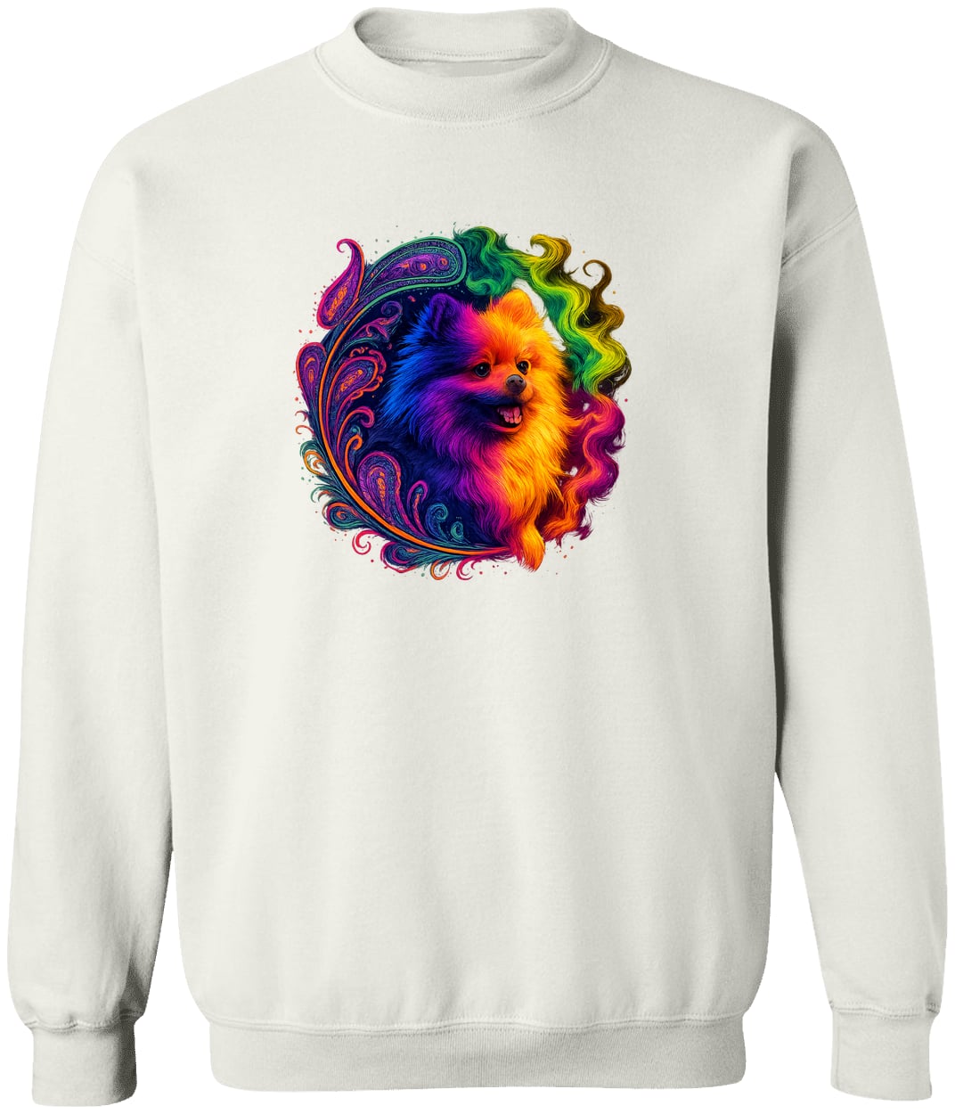 G180 Gildan Crewneck Pullover Sweatshirt - White