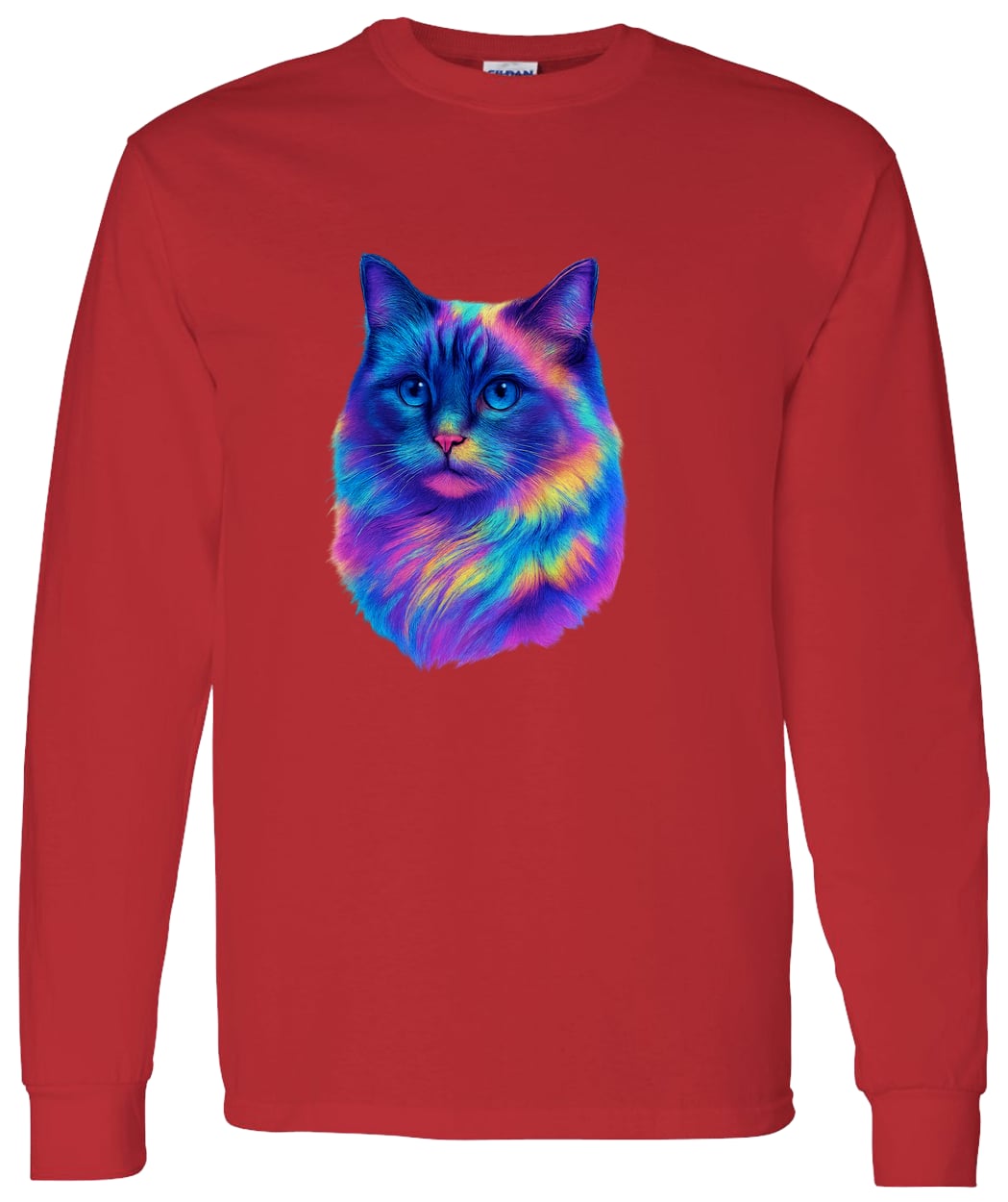 G540 LS T-Shirt 5.3 oz. - Red