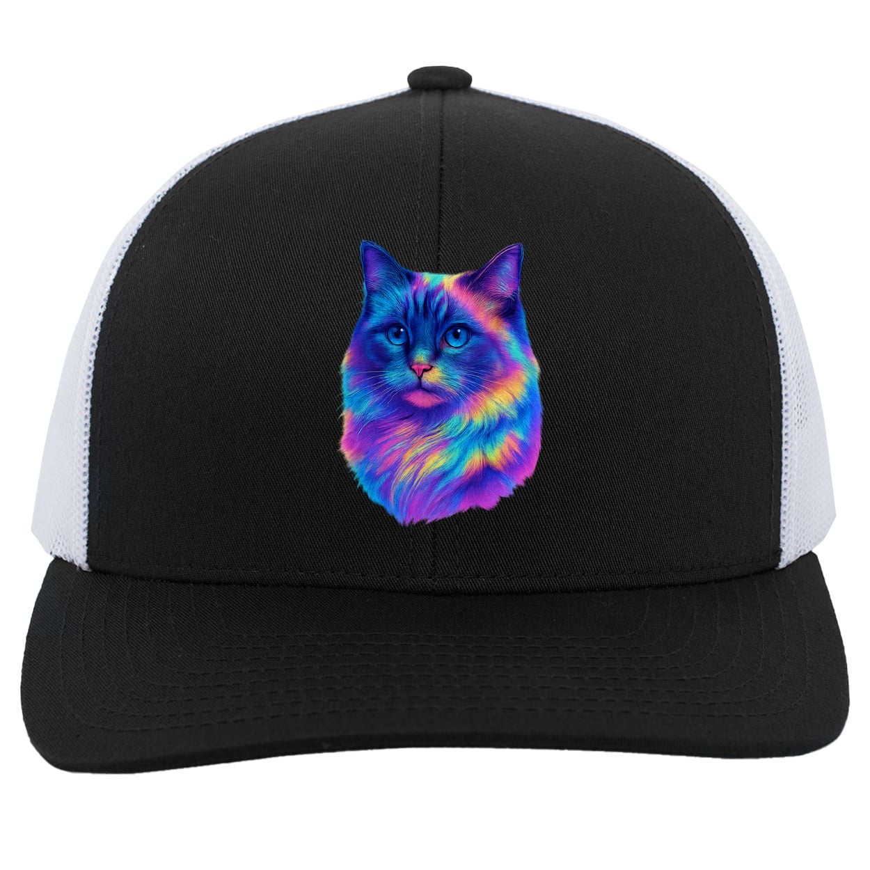 104C Trucker Snap Back - Black/White