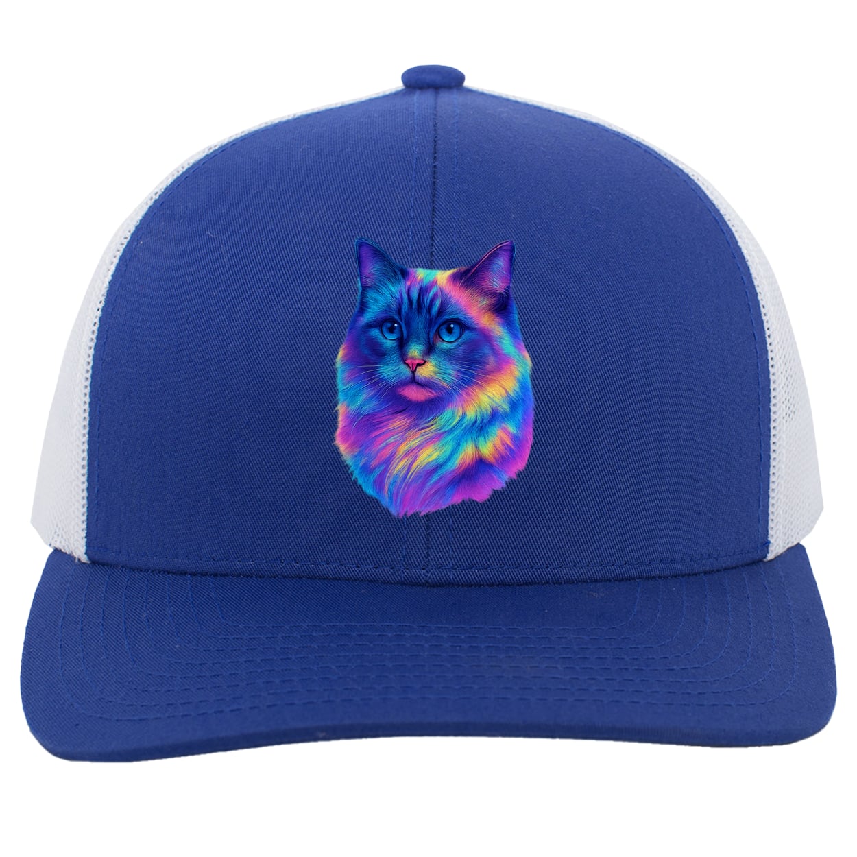 104C Trucker Snap Back - Royal/White