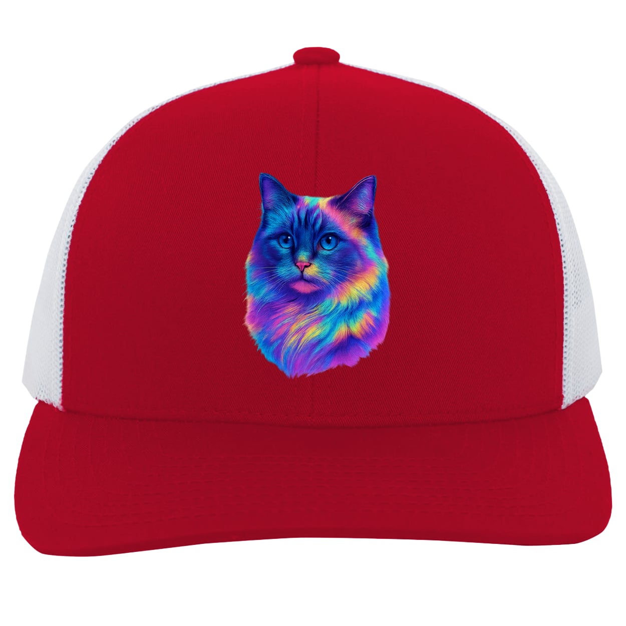 104C Trucker Snap Back - Red/White
