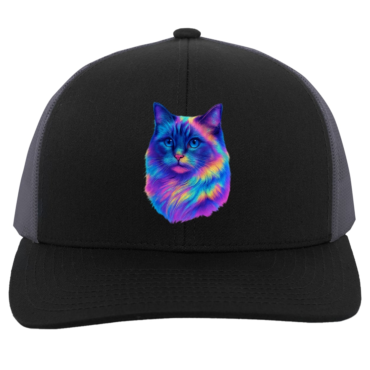 104C Trucker Snap Back - Black/Graphite