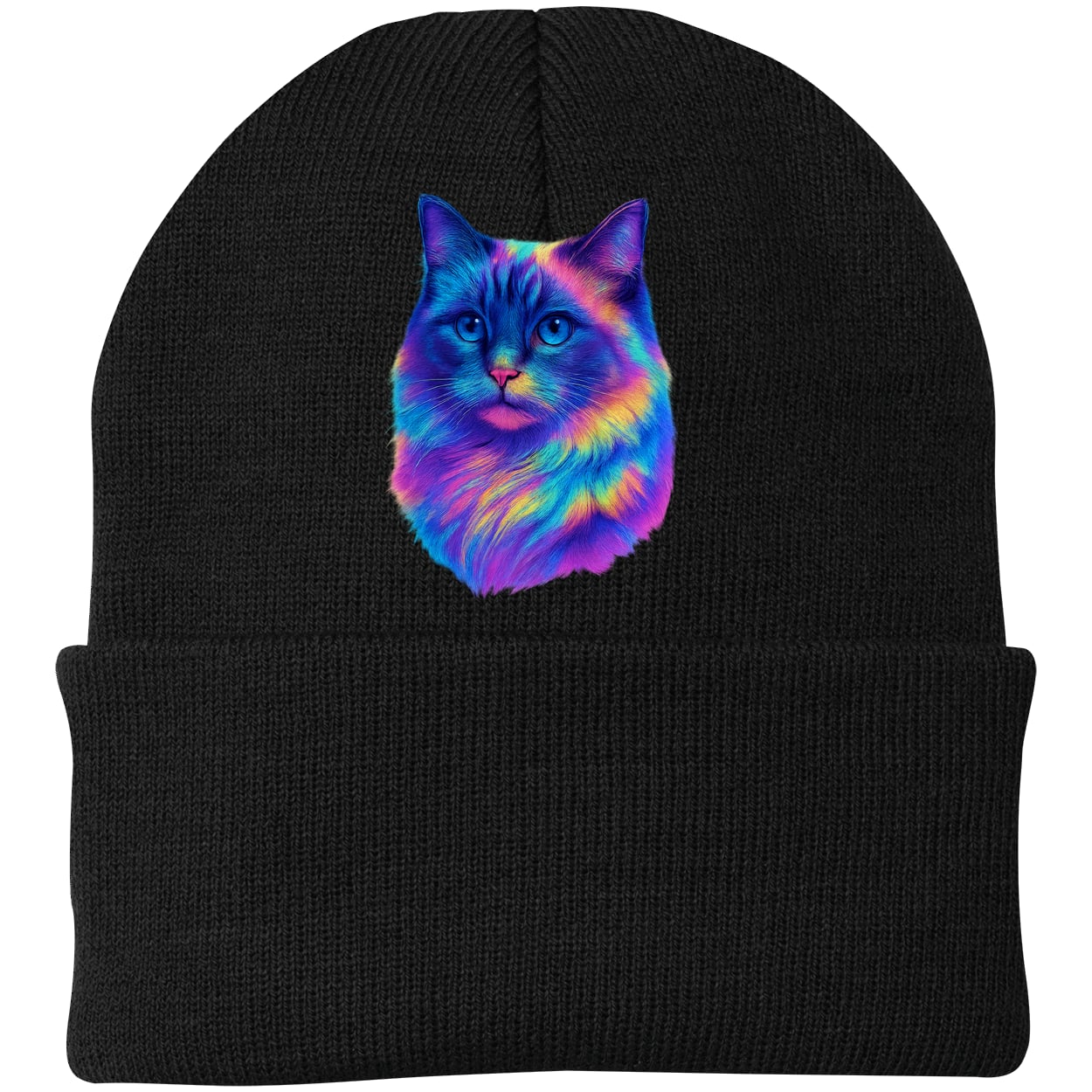 CP90 Port & Company Knit Beanie - Black