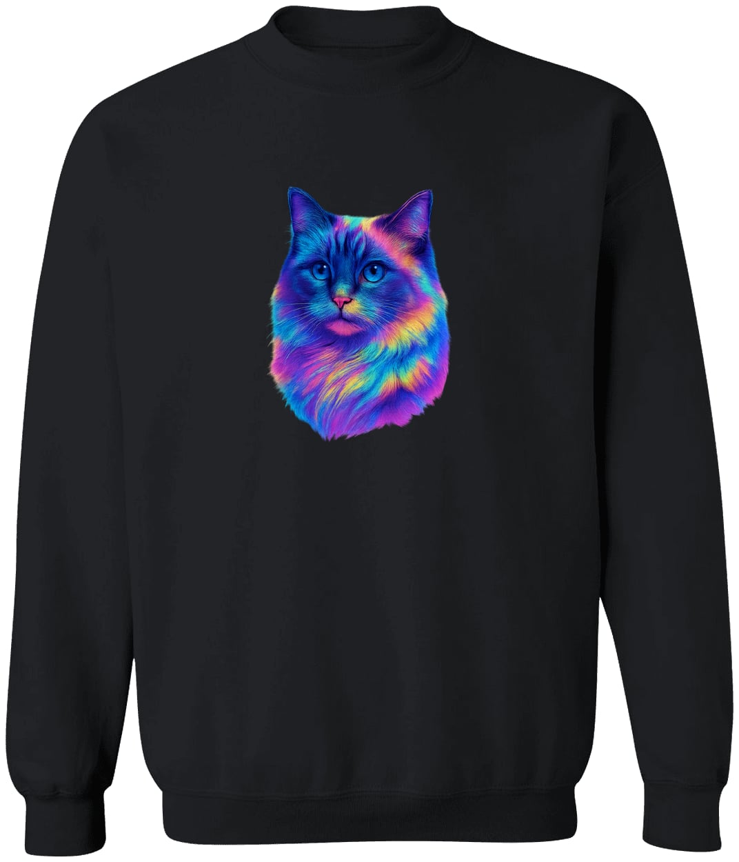 G180 Gildan Crewneck Pullover Sweatshirt - Black