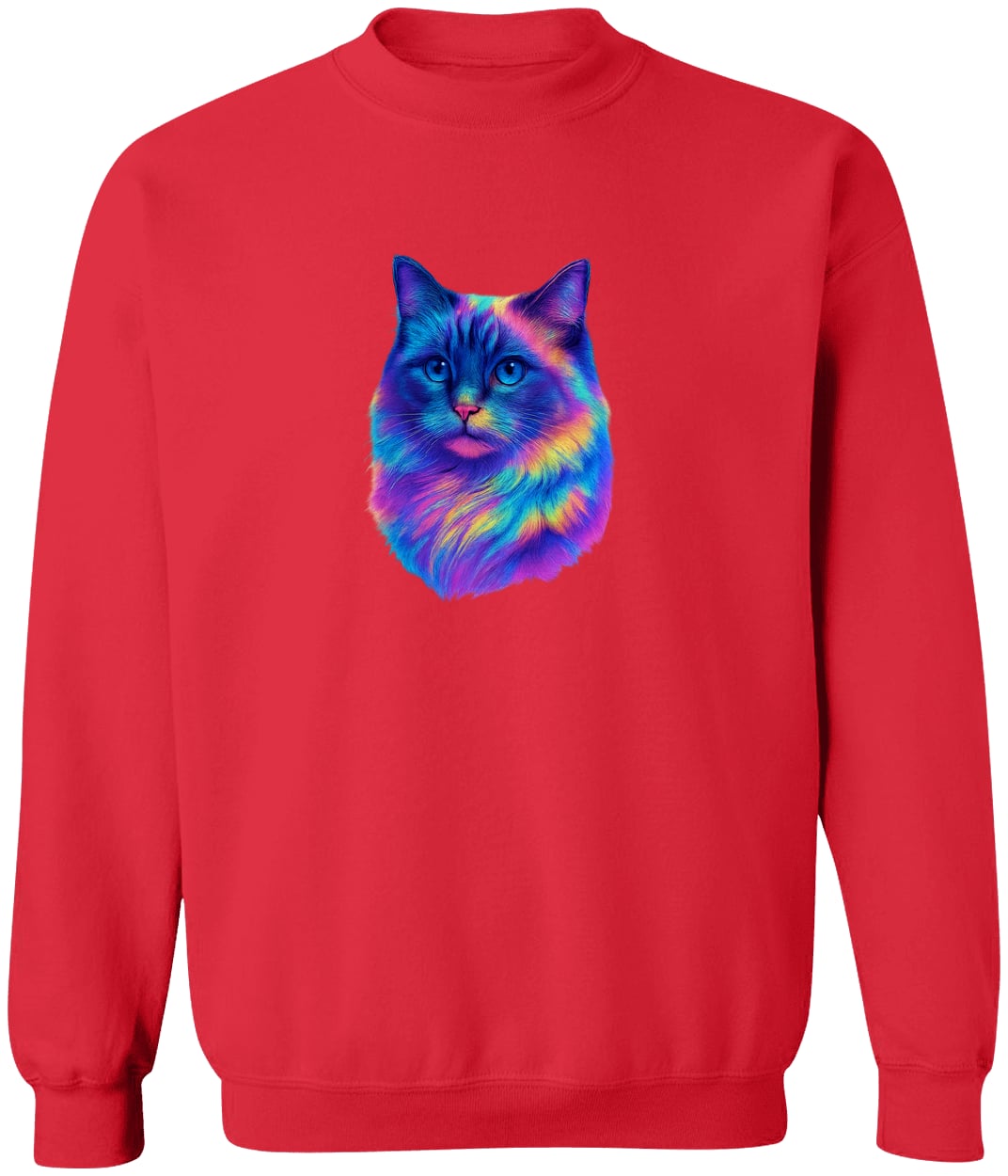 G180 Gildan Crewneck Pullover Sweatshirt - Red