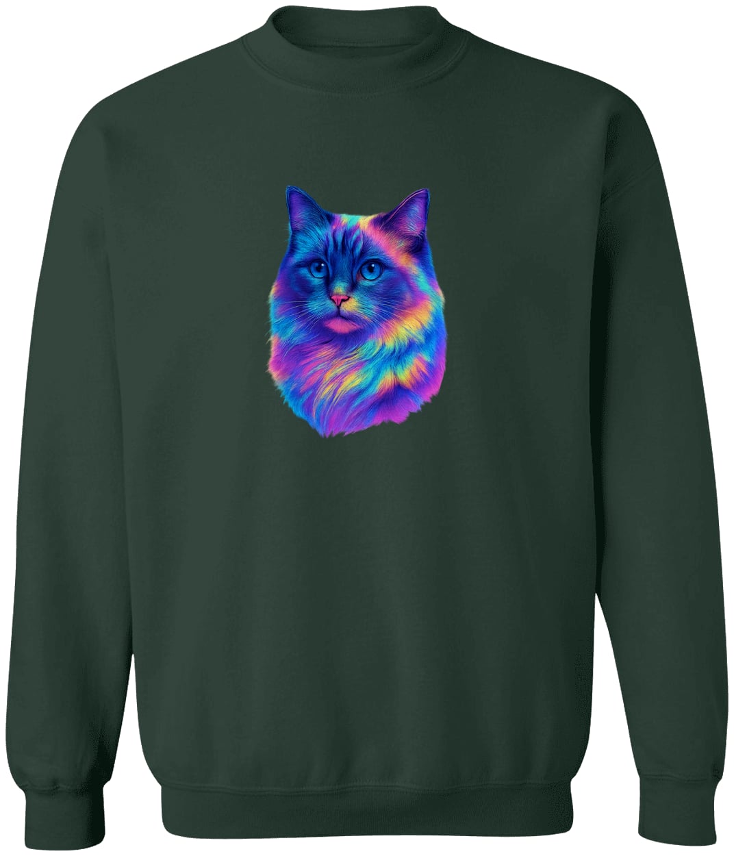 G180 Gildan Crewneck Pullover Sweatshirt - Forest Green