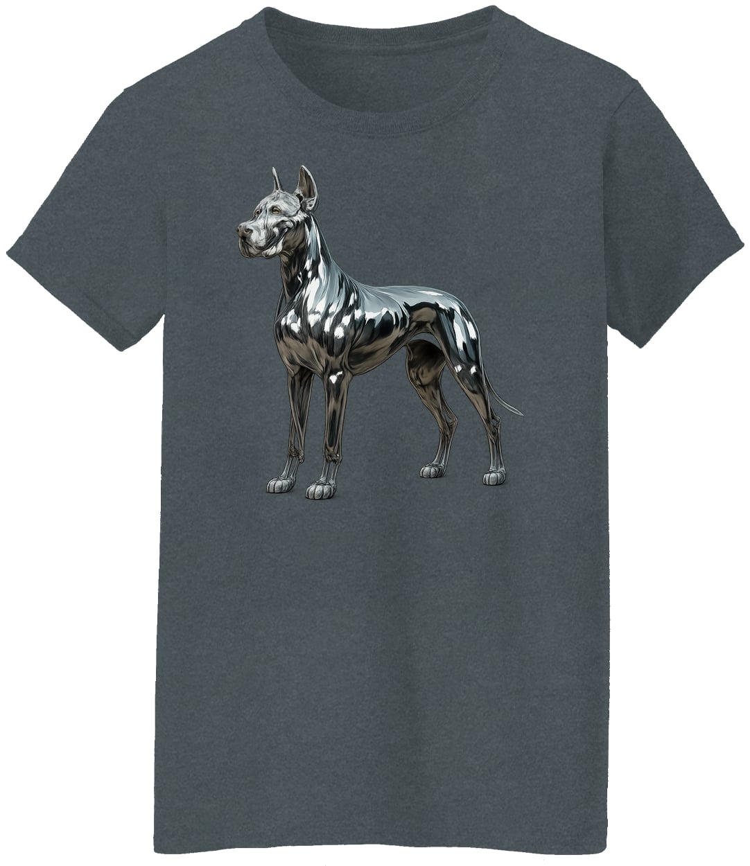 G500L Ladies' 5.3 oz. T-Shirt - Dark Heather