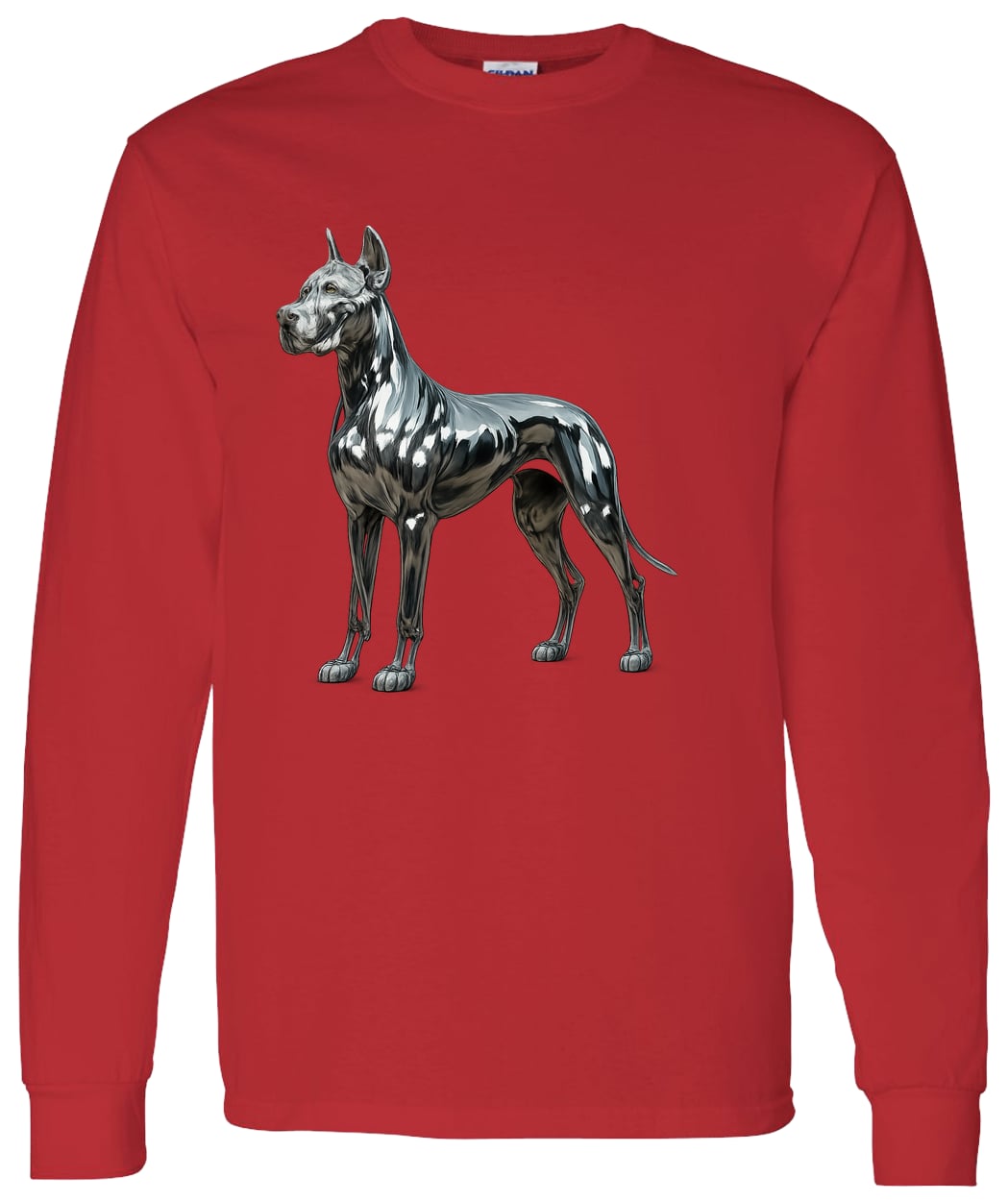 G540 LS T-Shirt 5.3 oz. - Red