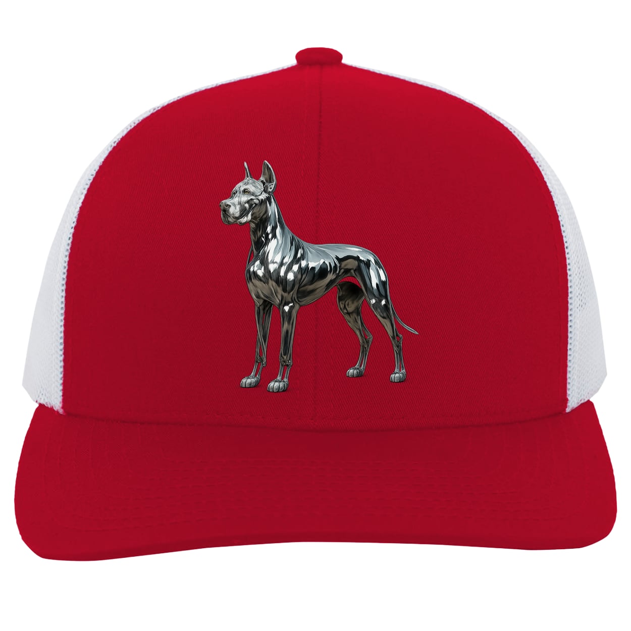 104C Trucker Snap Back - Red/White