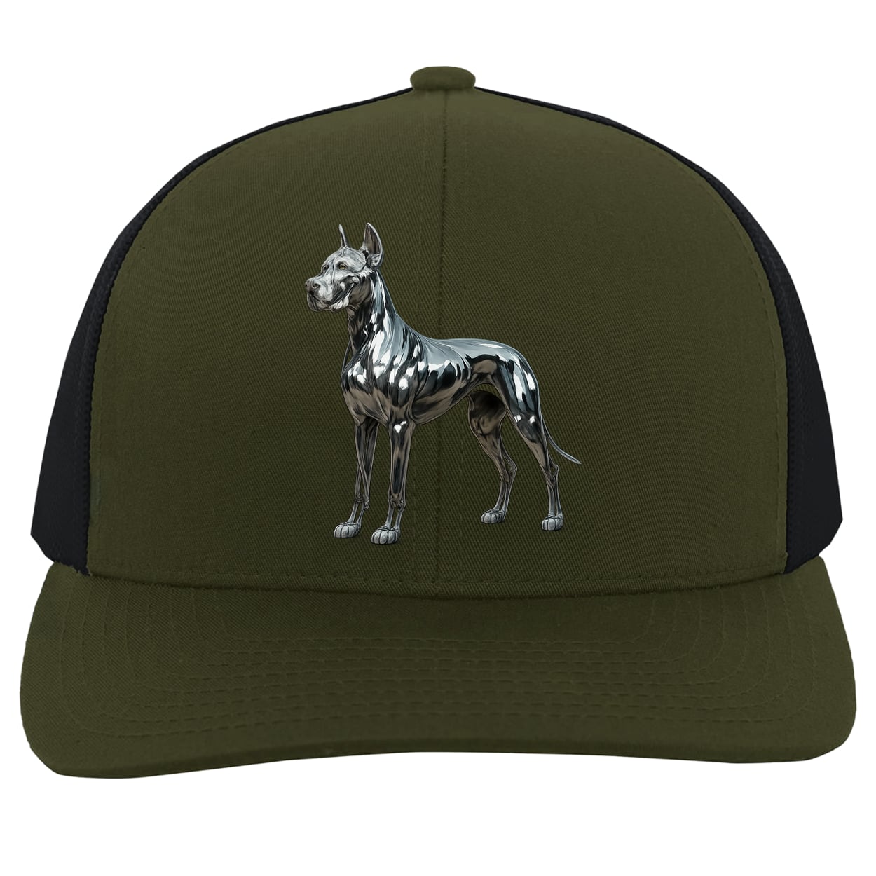 104C Trucker Snap Back - Moss/Charcoal