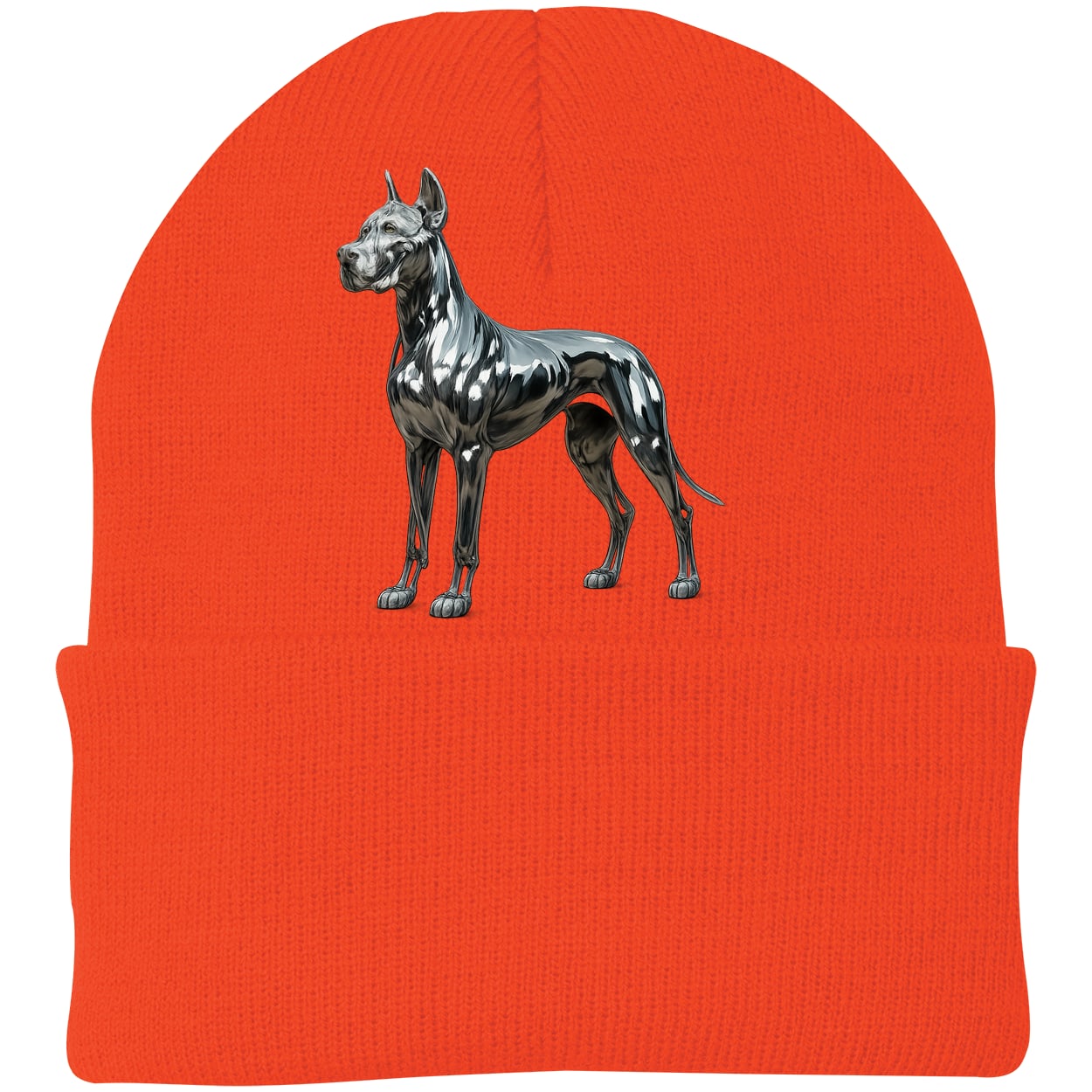 CP90 Port & Company Knit Beanie - Athletic Orange