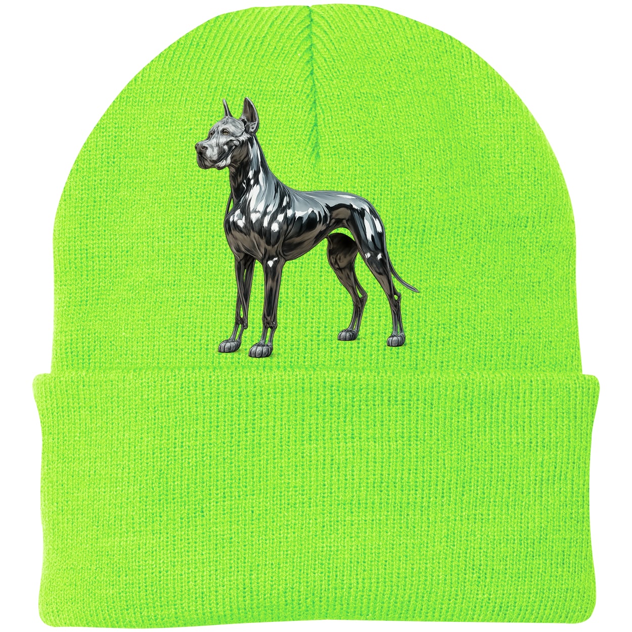 CP90 Port & Company Knit Beanie - Neon Green