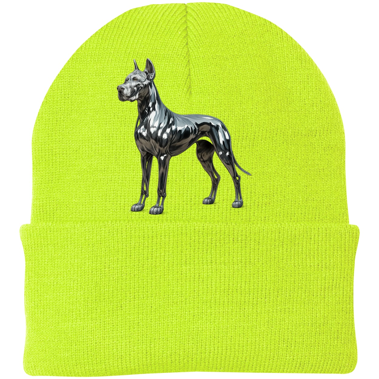 CP90 Port & Company Knit Beanie - Neon Yellow