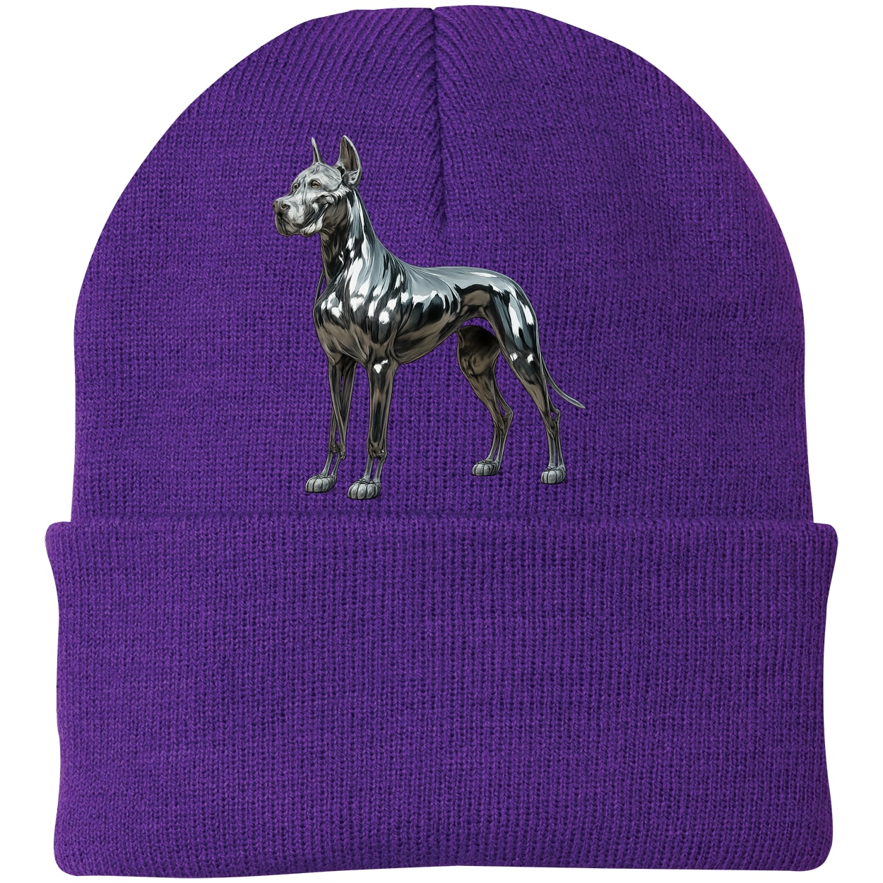 CP90 Port & Company Knit Beanie - Athletic Purple