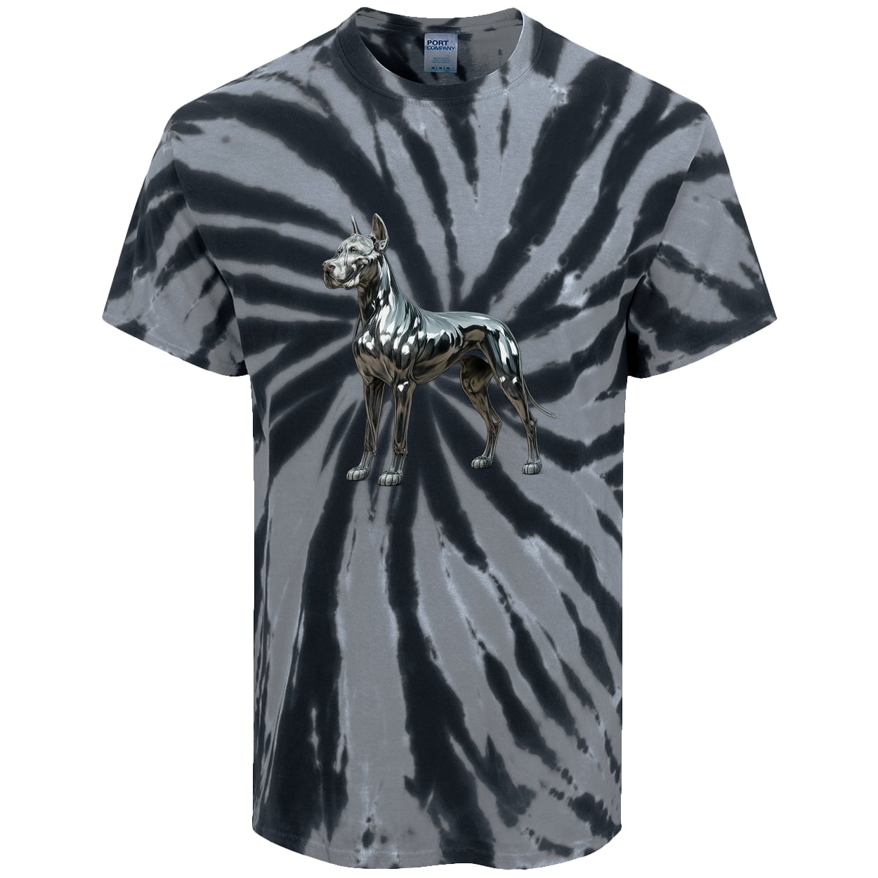 PC147 Port & Company Tie-Dye Tee - Black