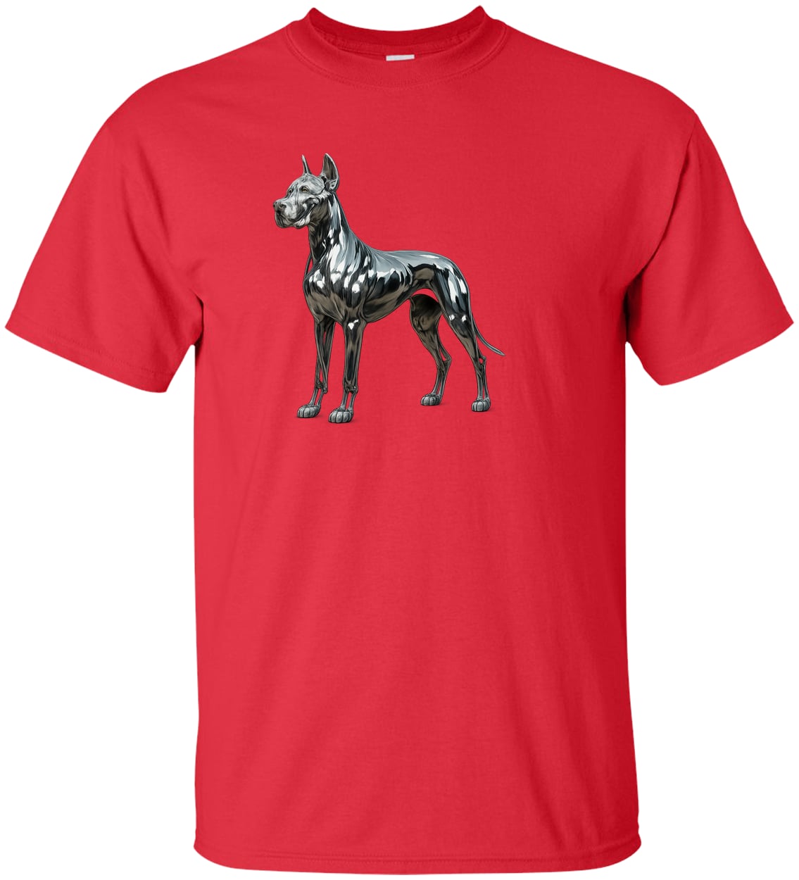 G200T Gildan Mens Tall Ultra Cotton Tee - Red