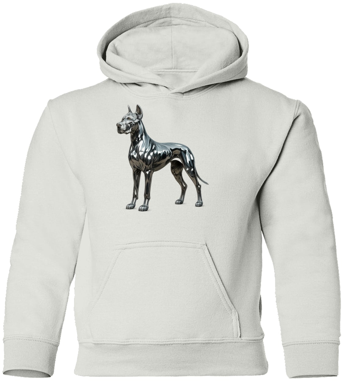 G185B Gildan Youth Pullover Hoodie - White