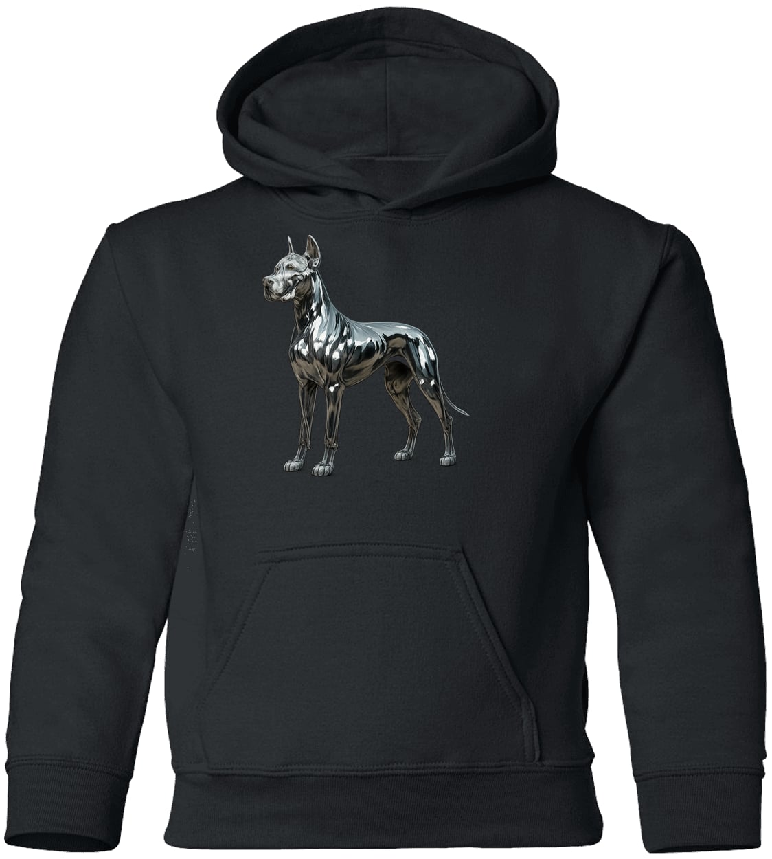 G185B Gildan Youth Pullover Hoodie - Black
