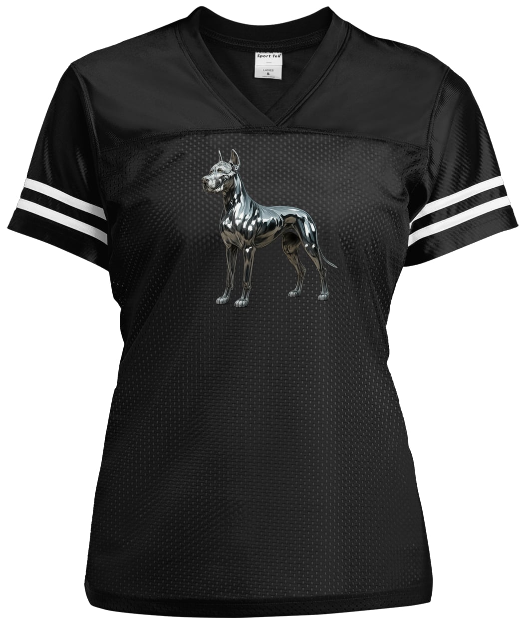 LST307 Sport-Tek Ladies' Replica Jersey - Black/White