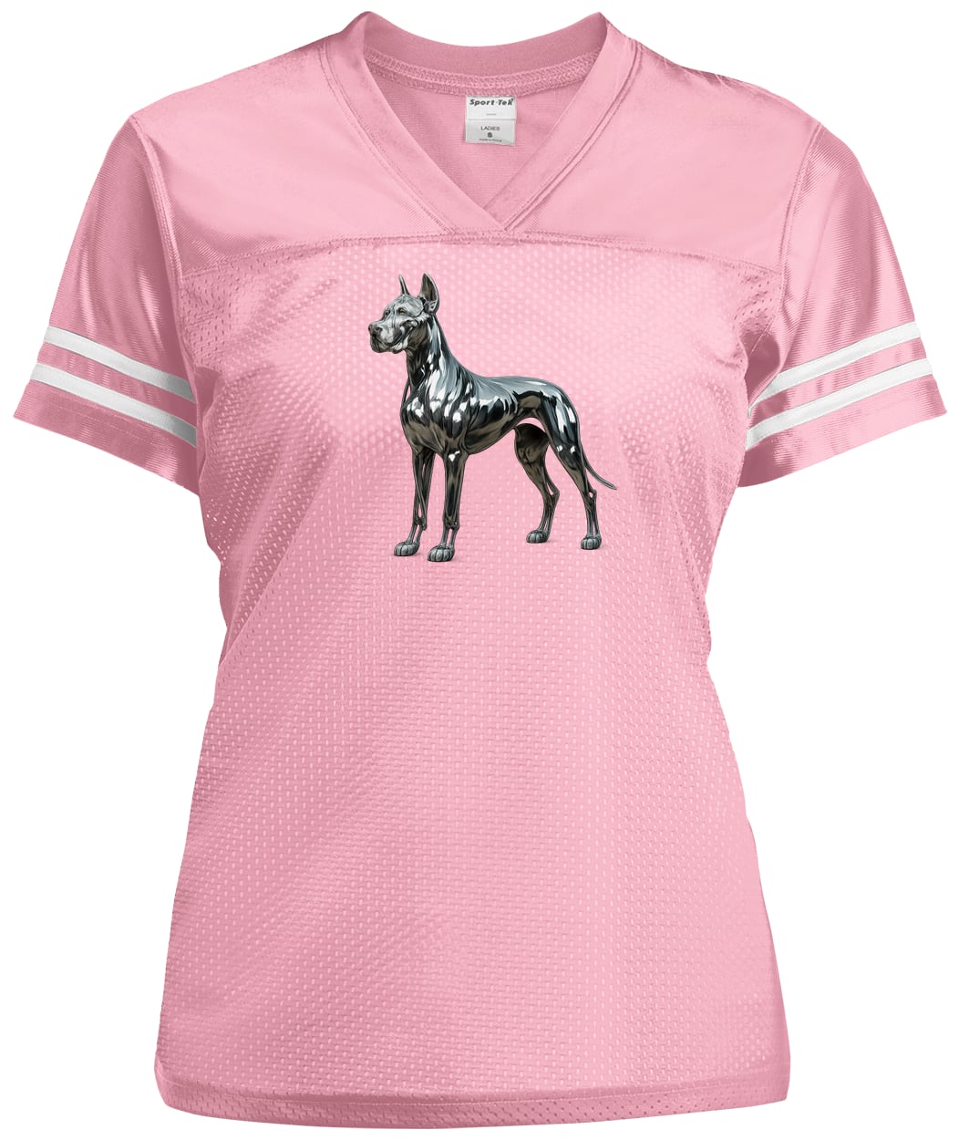 LST307 Sport-Tek Ladies' Replica Jersey - Light Pink/White