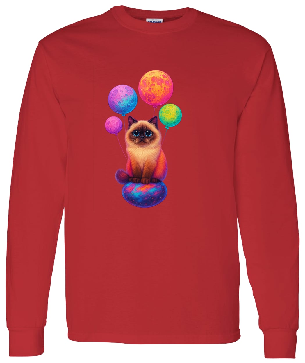G540 LS T-Shirt 5.3 oz. - Red