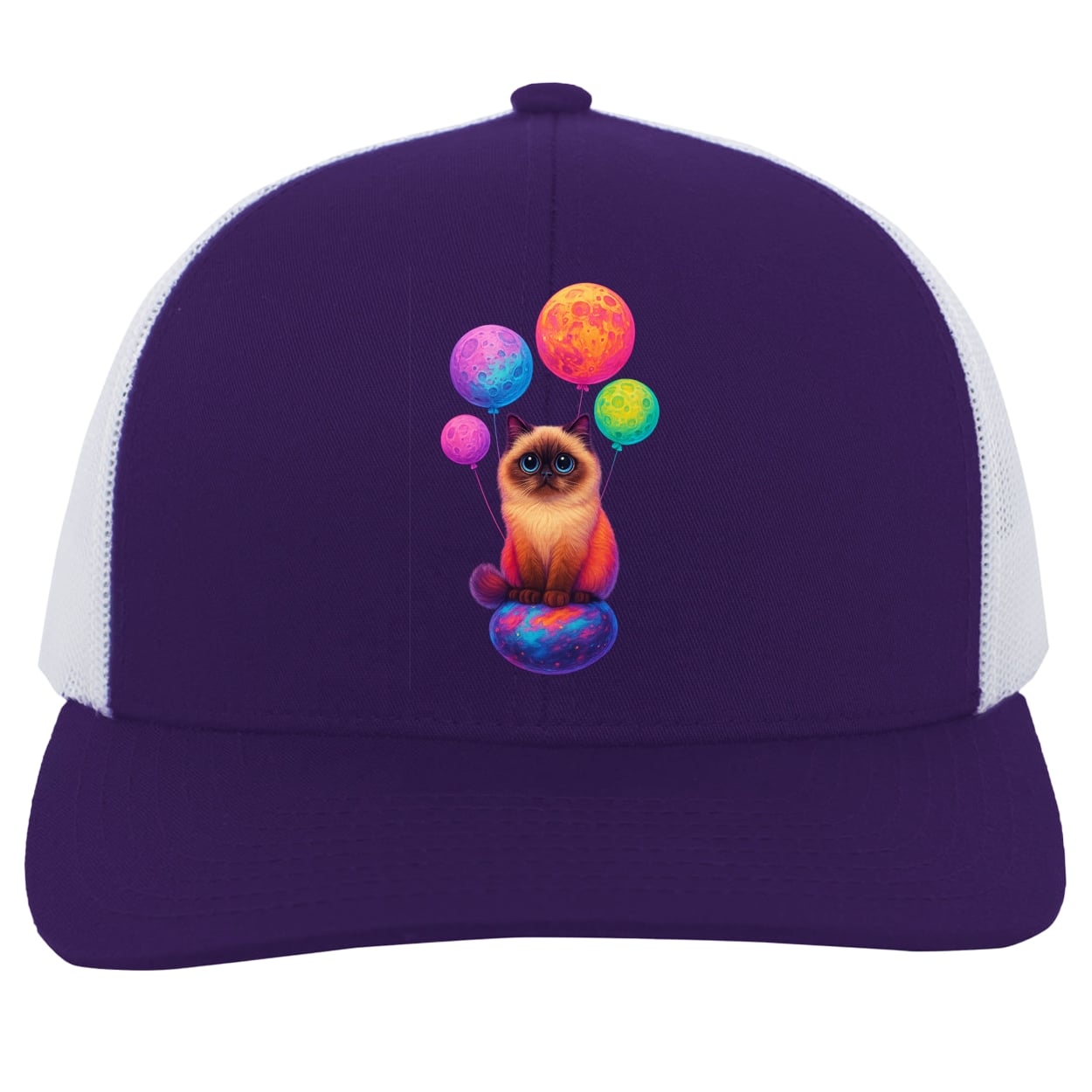104C Trucker Snap Back - Purple/White