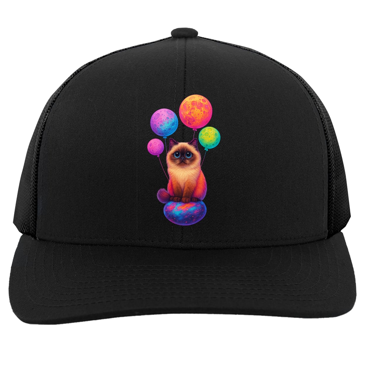 104C Trucker Snap Back - Black