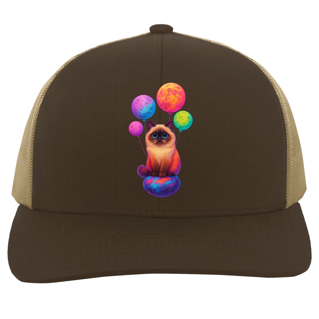 104C Trucker Snap Back - Brown/Khaki