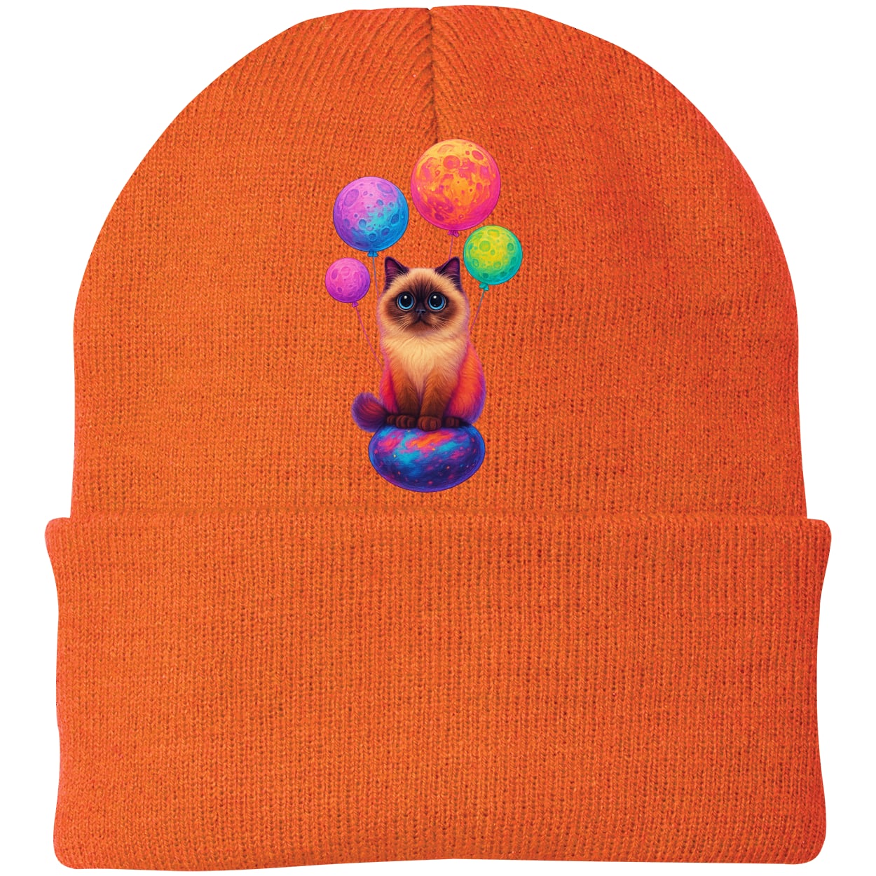 CP90 Port & Company Knit Beanie - Neon Orange