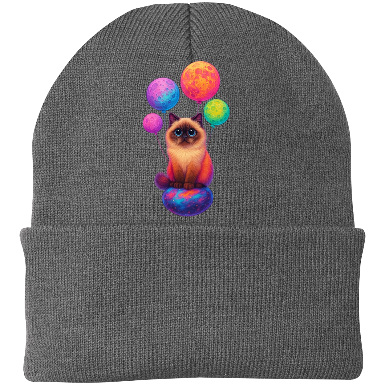 CP90 Port & Company Knit Beanie - Athletic Oxford