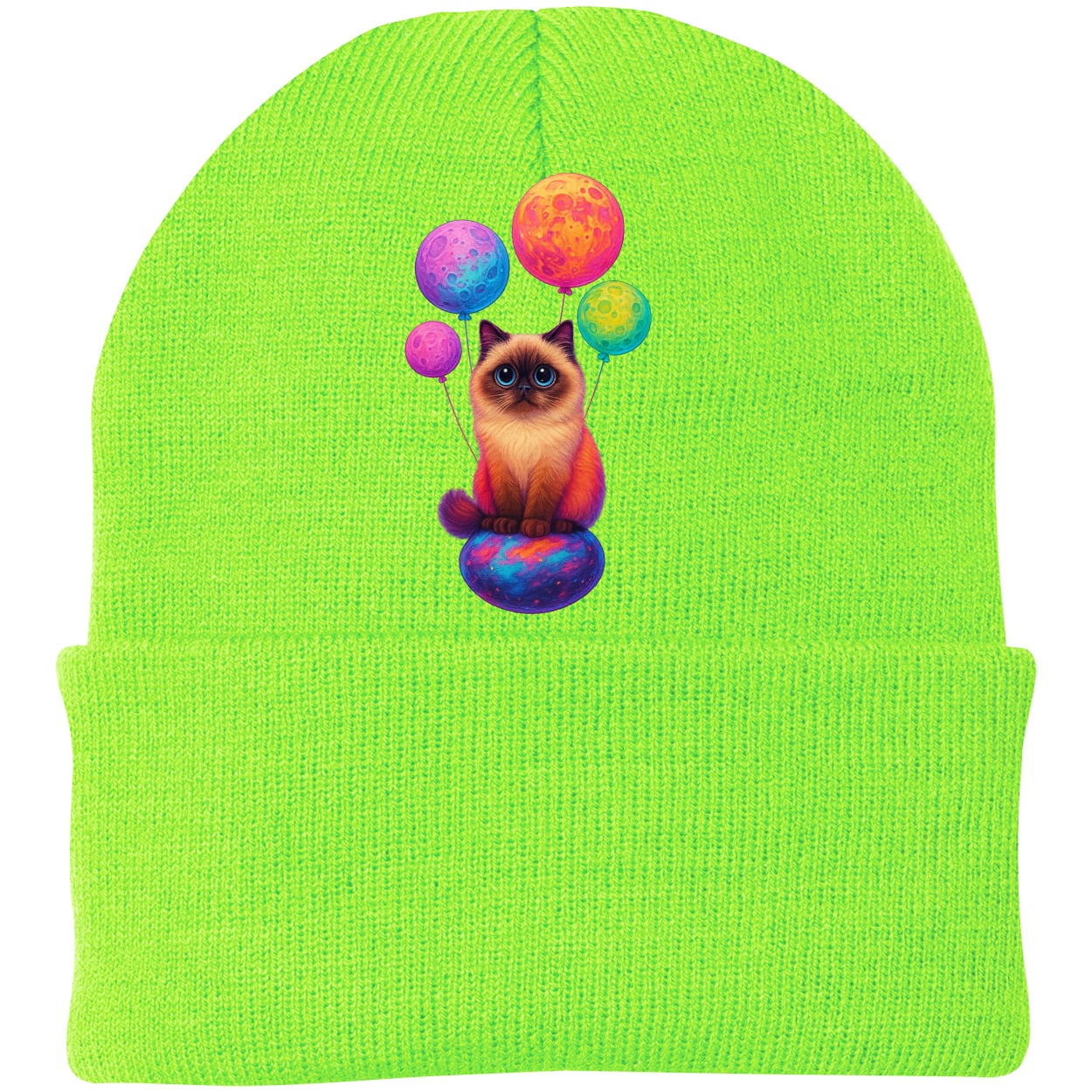 CP90 Port & Company Knit Beanie - Neon Green