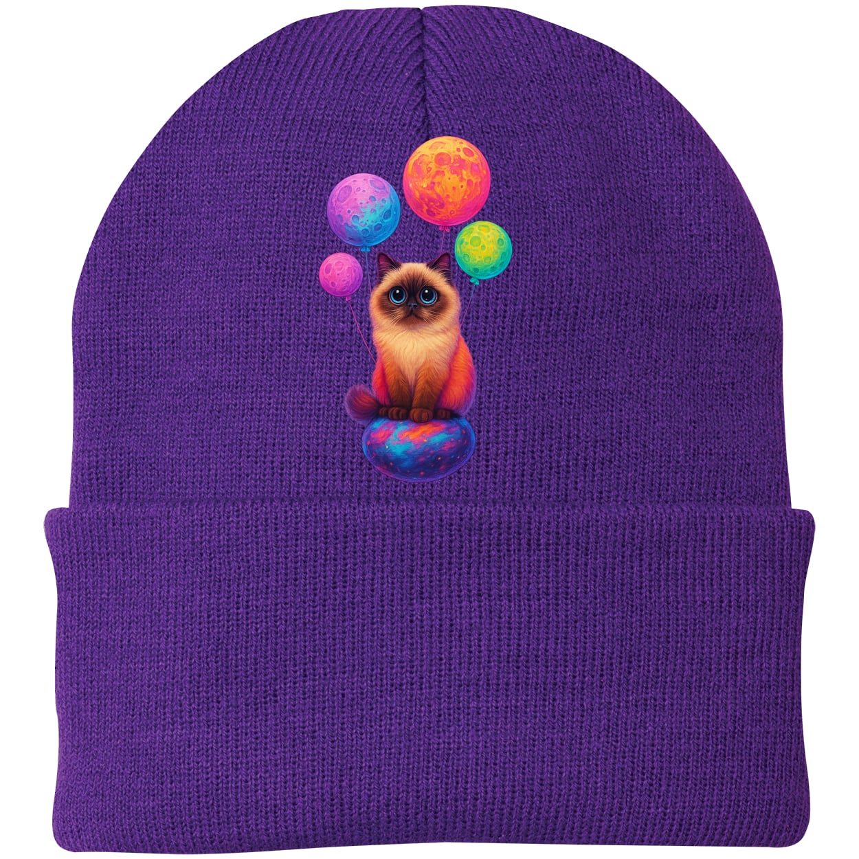 CP90 Port & Company Knit Beanie - Athletic Purple