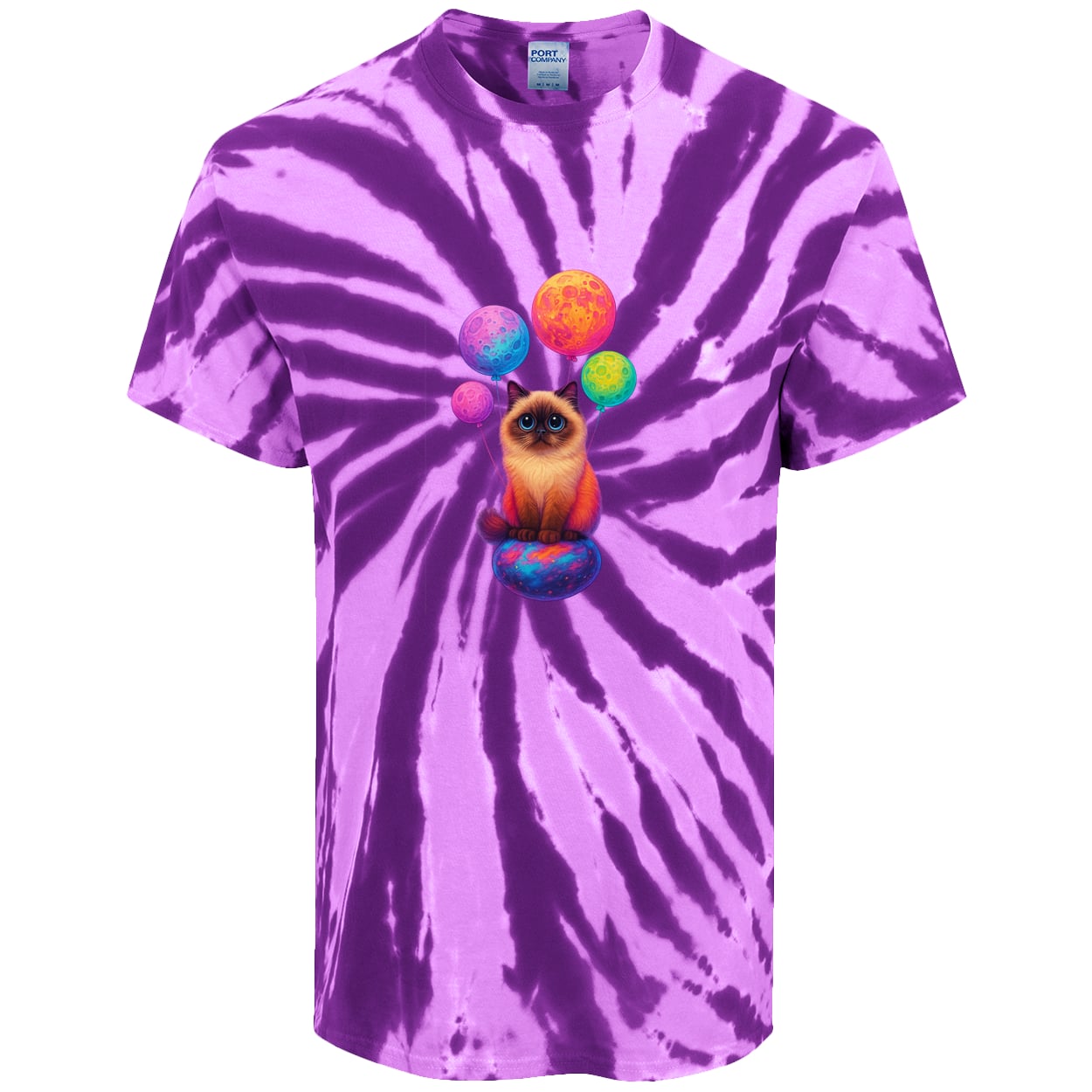 PC147 Port & Company Tie-Dye Tee - Purple