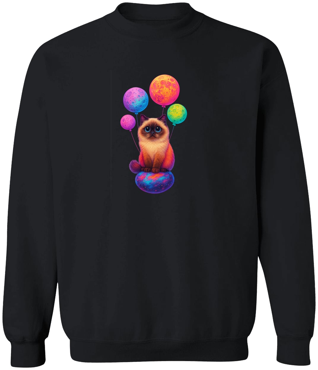 G180 Gildan Crewneck Pullover Sweatshirt - Black