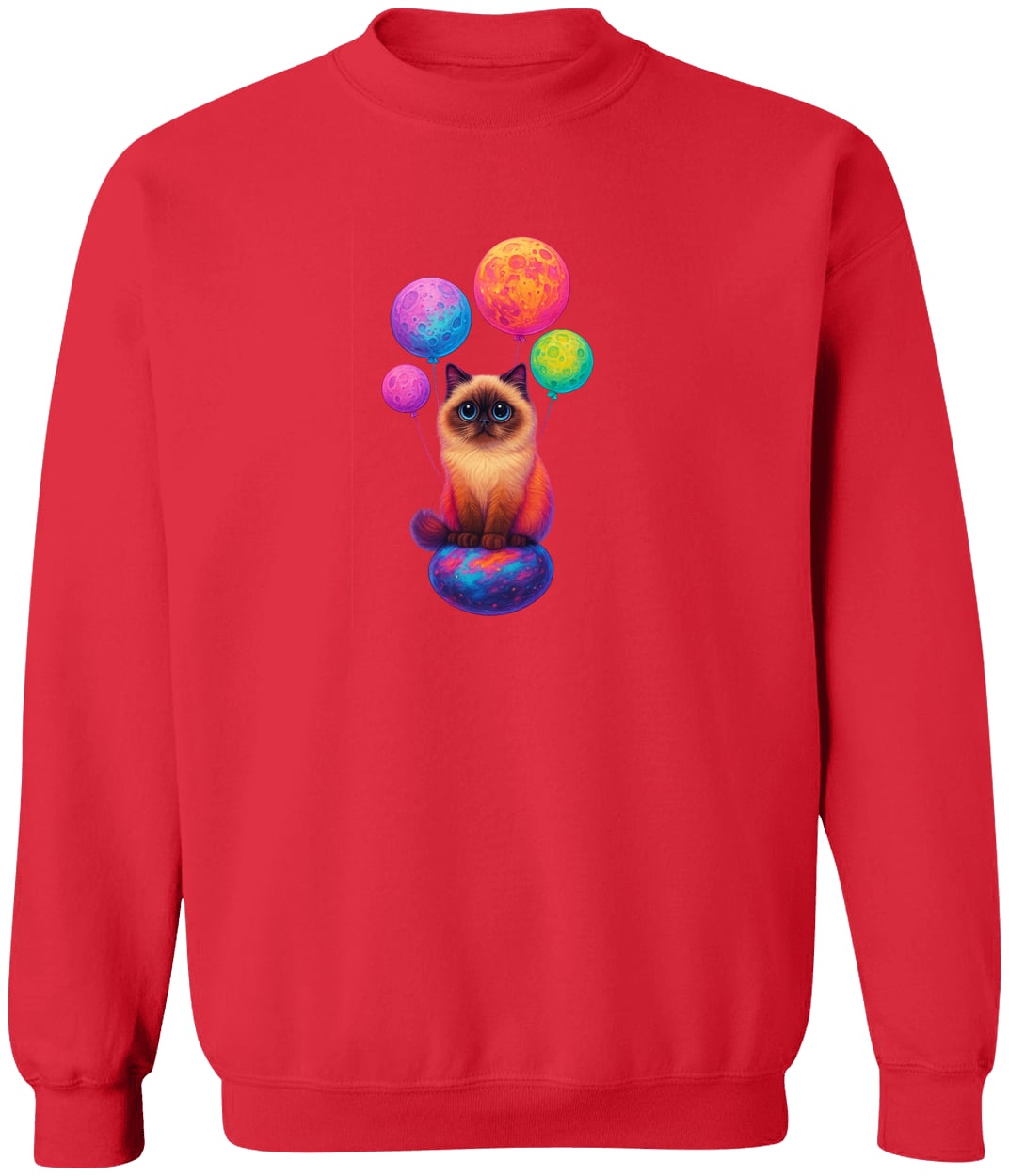 G180 Gildan Crewneck Pullover Sweatshirt - Red