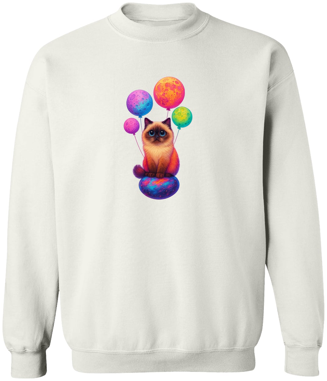 G180 Gildan Crewneck Pullover Sweatshirt - White