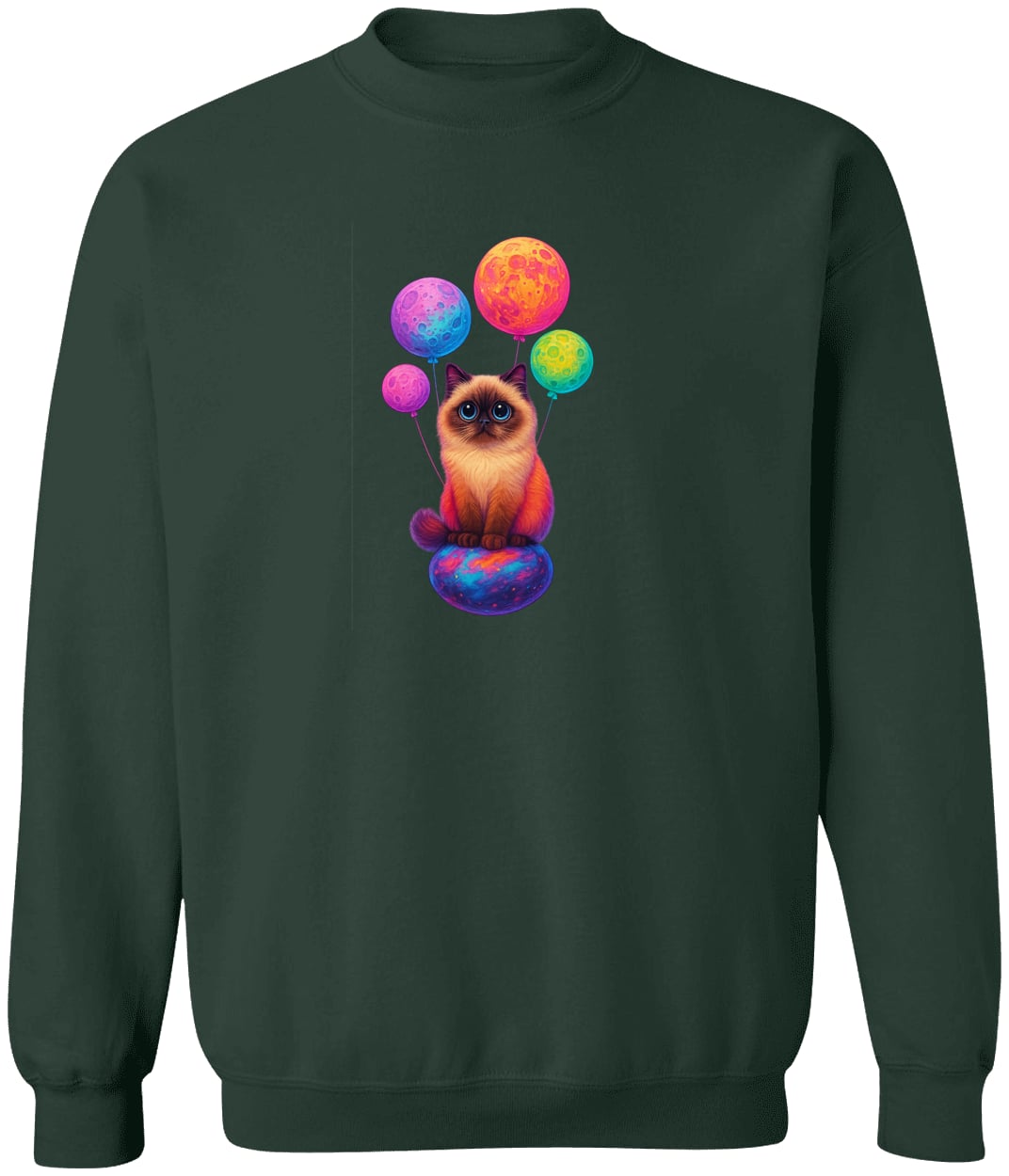 G180 Gildan Crewneck Pullover Sweatshirt - Forest Green
