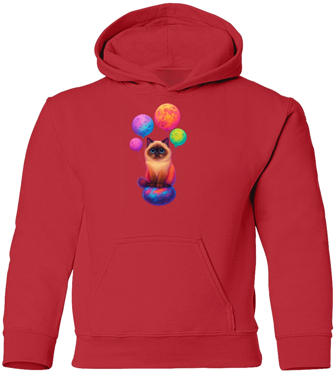 G185B Gildan Youth Pullover Hoodie - Red