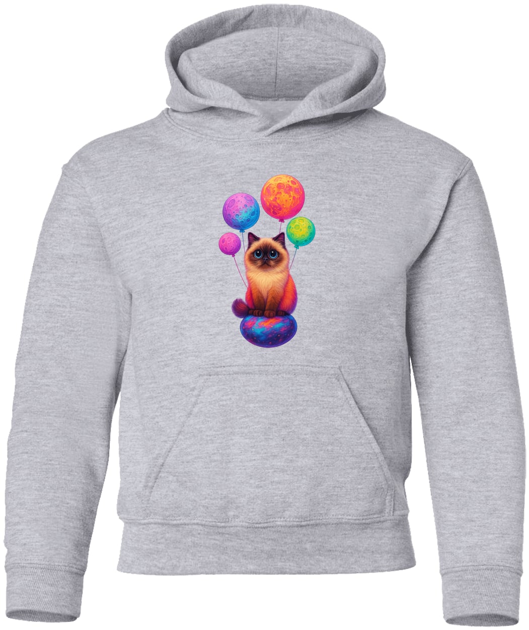 G185B Gildan Youth Pullover Hoodie - Sport Grey