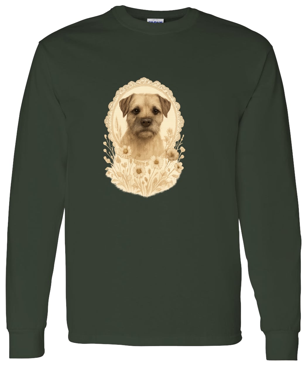 G540 LS T-Shirt 5.3 oz. - Forest Green