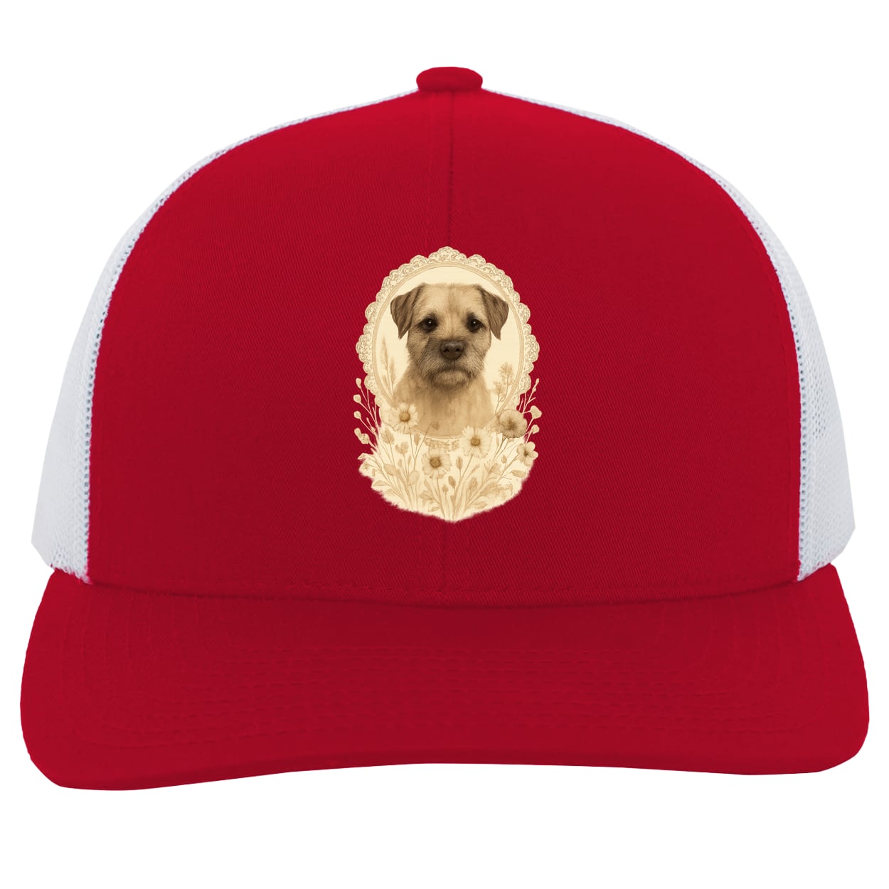 104C Trucker Snap Back - Red/White