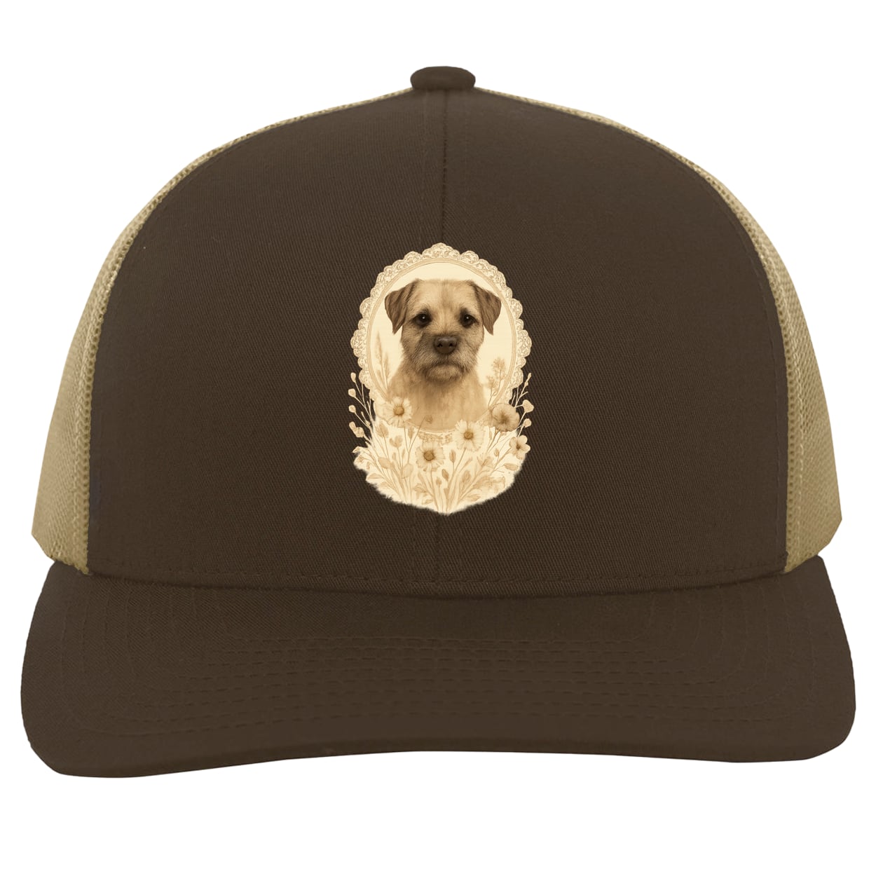 104C Trucker Snap Back - Brown/Khaki