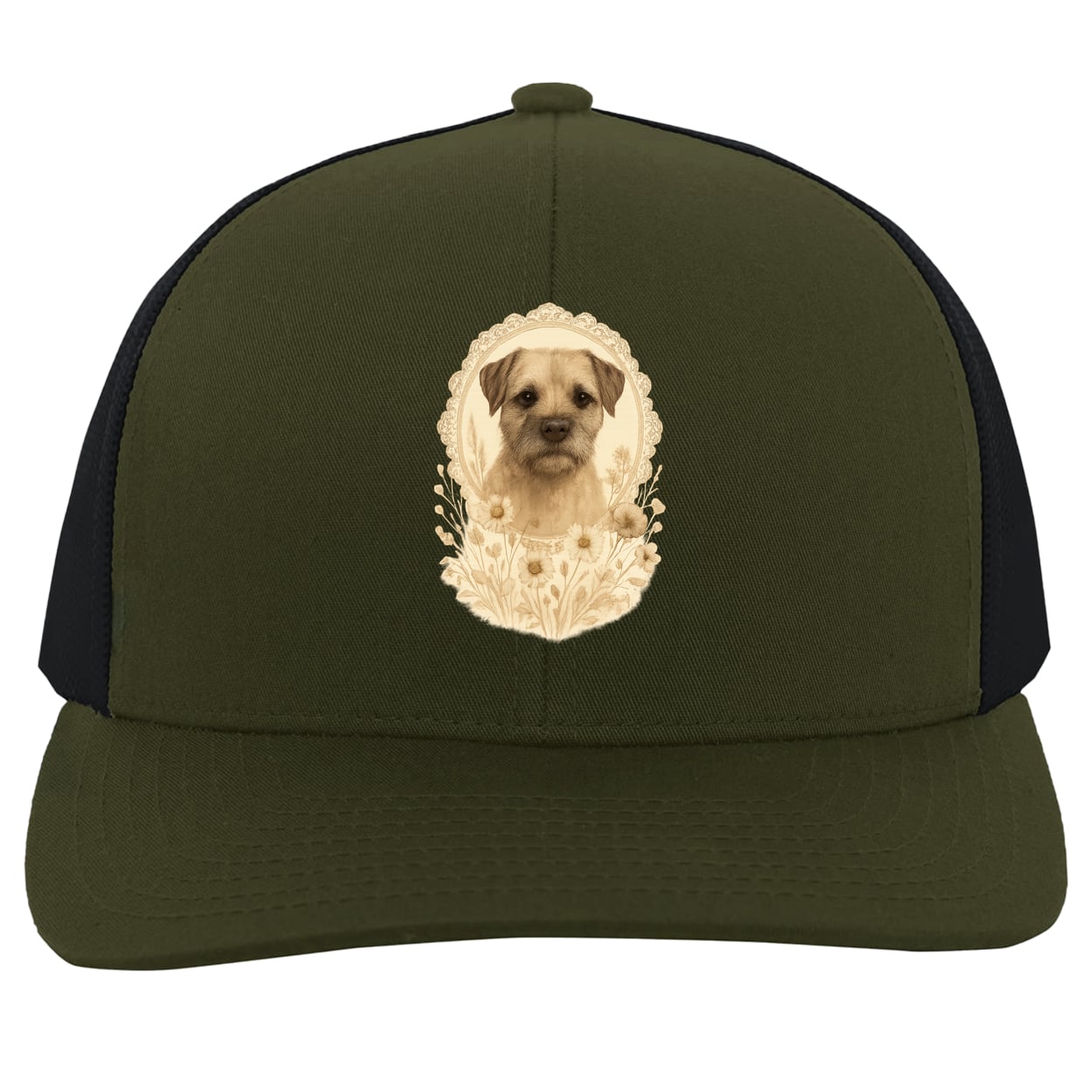 104C Trucker Snap Back - Moss/Charcoal