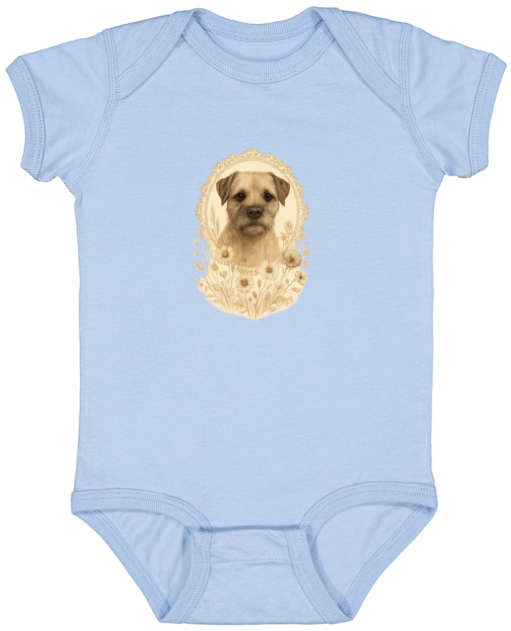 4424 Infant Fine Jersey Bodysuit - Light Blue