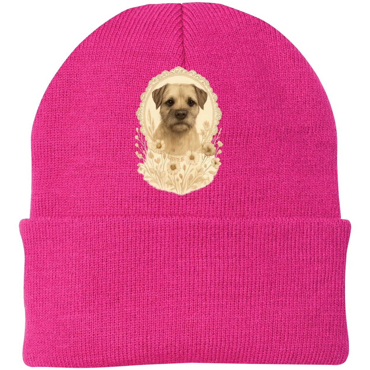CP90 Port & Company Knit Beanie - Neon Pink