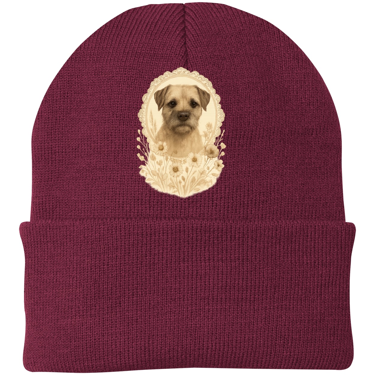 CP90 Port & Company Knit Beanie - Maroon