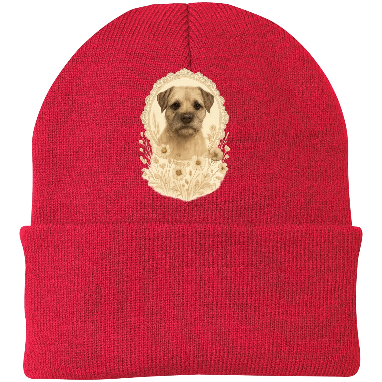CP90 Port & Company Knit Beanie - Athletic Red